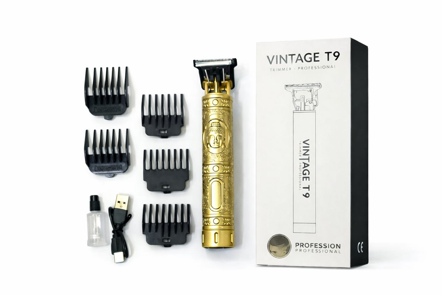 Geemy Profi Haarschneider Set mit Ladekabel und Zubehör